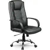 Sofotel Sedia da ufficio in pelle EG-221 nero