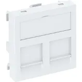 OBO Portaprese dati 2moduli DTG-2RM RW1 bianco