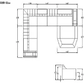 AEA Wohnlandschaft Wohnzimmer Ecksofa Leder Sofa Couch Polster Garnitur Sitz Sofas