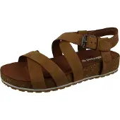Timberland Women's Malibu Waves Ankle Strap Sandal Sandali Donna (7, marrone)