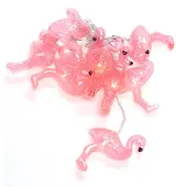 Konstsmide Season Catena luminosa LED Flamingo, a batteria