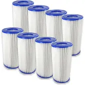 Bestway 8 pezzi Filtro per piscina misura 3