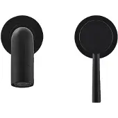 OEM Miscelatore da bagno, finitura nera opaca, bocca a parete