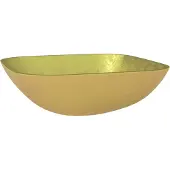 Syfax Lavandino in Vetro 42x42x14 cm Oro