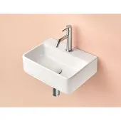 Sanycces Lavabo COSENZA 40 x 30 x 12h cm, bianco