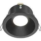 Maytoni plafoniera a incasso Zoom, nero, Ø 8,5 cm alluminio IP65