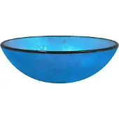 Syfax Lavandino in Vetro Temperato 42x14 cm Blu
