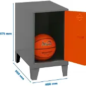 Simonlocker Montadas Armadietto Dism.mini+pies 575x400x500 Mm
