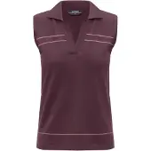 K-way Women's Jaligne Stripes Maglia polo Donna (S, lilla)