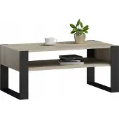 Matkam Tavolino KAJA sonoma nero loft retrò