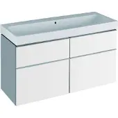 Geberit iCon lavabo 120x48,5cm blanc, sans trous pour robinets, 124025600, 124025600