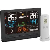 TFA-Dostmann TFA 35.1118.01 stazione meteo radio SEASON nera