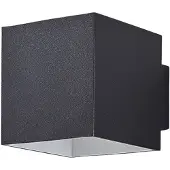Arcchio Applique Zuzana, angolare, nero, G9, larghezza 10 cm
