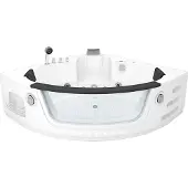 AcquaVapore Piscina idromassaggio Badewanne Wanne W05H-SC 140x140cm