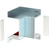 OBO Bettermann angolo interno BSKM-IE 0711 per parete/soffitto m