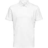 Selected Camicia Polo In Maglia Uomini Bianco M