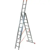 Facal GENIA S300 Scala multiuso a 3 sezioni 3x9 pioli