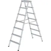 Munk Stufen-Stehleiter beidseitig begehbar 2x7 Stufen