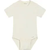 Minymo Kid's Body S/S Rib Body Bambini (74, bianco)