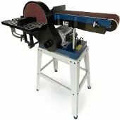 HBM levigatrice a nastro e a disco con basamento, 152 x 1219 mm