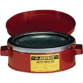 Justrite Contenitore per irrigazione 1,0l acciaiobl.D124xH140mm