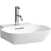 Laufen INO lave-mains, 1 trou pour robinet, avec trop-plein, 450x410mm, H8163007571041, H8163007571041