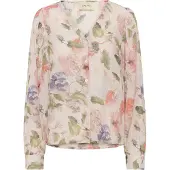 Cream Camicia da donna beige / verde chiaro / lilla chiaro / rosa