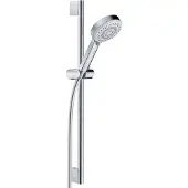 Kludi Ensemble de douche DIVE S, longueur 600 mm, douchette à 3 types de jet, Eco, 6863005-00, 6863005-00