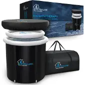 Extralink vasca bagno di ghiaccio XL 400 L con coperchio