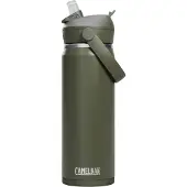 CamelBak Thrive Flip Straw VSS Bottiglia termica (600 ml, olivia)