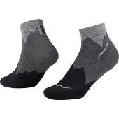 Buff Merino Lightweight Quarter Sock LWQ3 Calze merino (42-44, grigio)