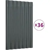 Syfax Pannelli Tetto 36pz Acciaio Zincato 60x36 Antracite