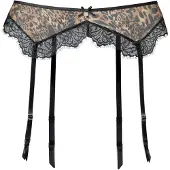 LASCANA Reggicalze marrone / nero