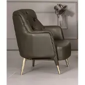 AEA Luxus 3-Sitzer Sofa Leder Büro Set 2 Sessel Modern Couchtisch 4tlg