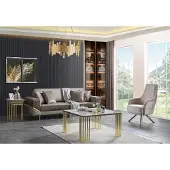 AEA Wohnzimmer Sofagarnitur Braun Dreisitzer Sessel Luxus Couch Set 3 1 Sitzer