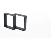 Ibex Runner da tavolo 400 x 400 mm antracite