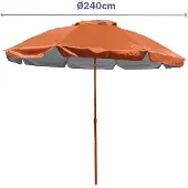 Marbueno Summer 10470n Ombrellone da spiaggia da 140 cm Taglia unica