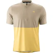 Gonso Adventure Jersey Halfzip Maglietta da ciclismo Uomo (M, beige)