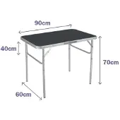 Marbueno Summer Tavolo Pieghevole 10014g 90x60x39 Cm