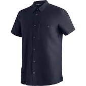 Maier Sports Magos S/S Camicia Uomo (50, blu)