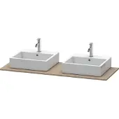 Duravit Console XSquare, 2 découpes, 1400x16x550mm, XS063GB7575, XS063GB7575