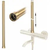 REA Prolunga per Set Vasca/Doccia 50 cm Brush Gold