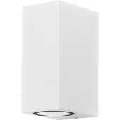 Osram Applique da esterno ENDURA CLASSIC SQUARE, bianca, up/down