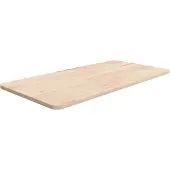 Syfax Piano Bagno 80x40x1,5 cm Legno Massello Non Trattato