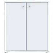 Freiraum Comò >Tembi< in bianco - 73,7x85,5x34,8 cm (LxAxP)