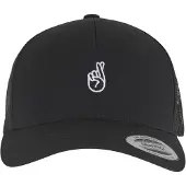 Mister tee Cappello Trucker Crossed Fingers Handsign Retro