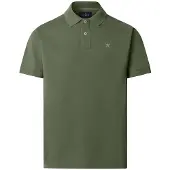 Hackett per uomo. HM5600148 Polo verde slim fit (XL), Cotone, Classico, Manica corta