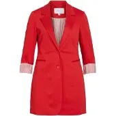 Vila Visaga Lungo In Jersey Blazer