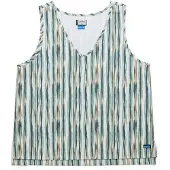 KAVU Women's Banderas Top Donna (M, grigio)
