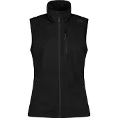 CMP Women's Light Softshell Vest Gilet softshell Donna (46, nero)